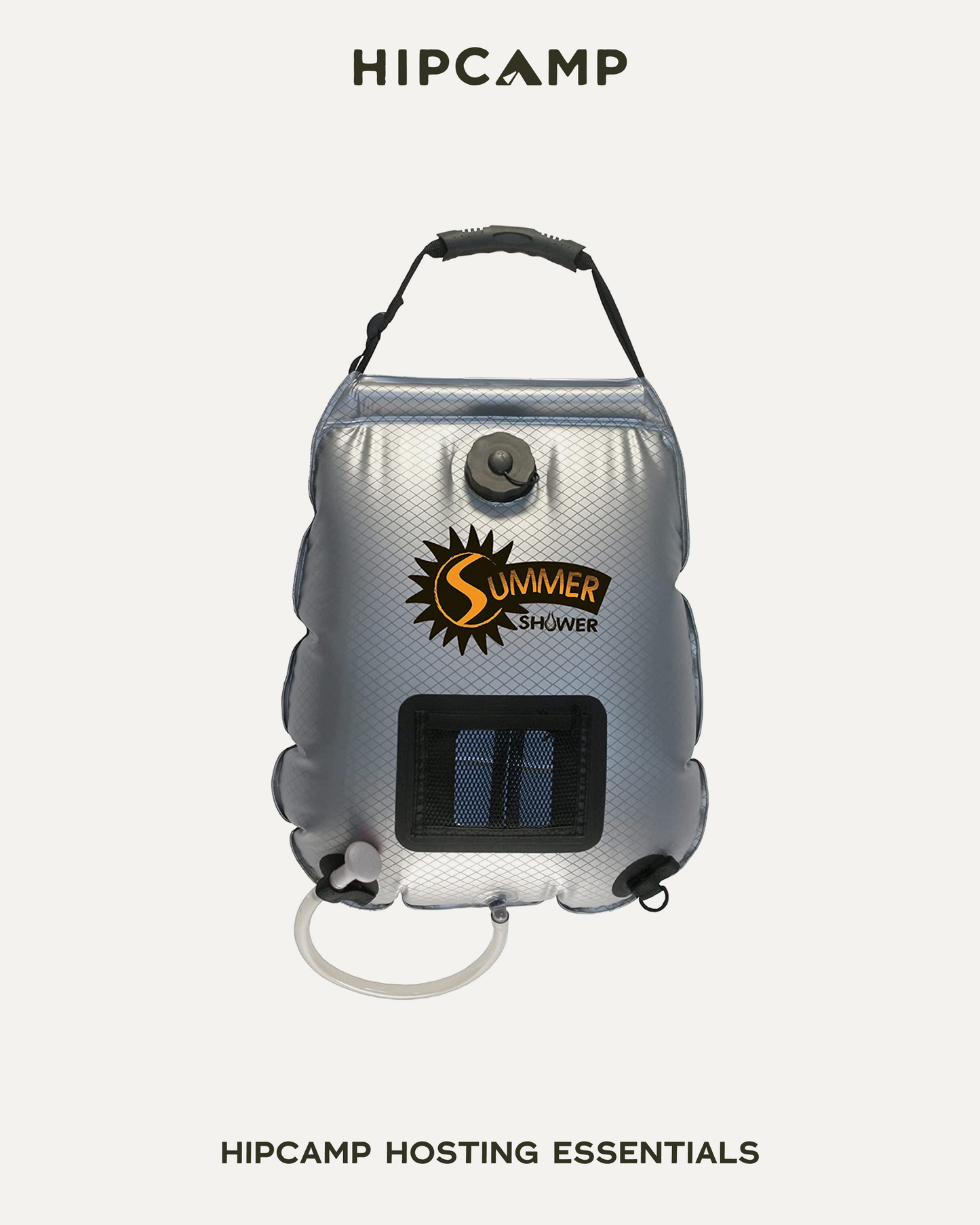 Solar outdoor shower