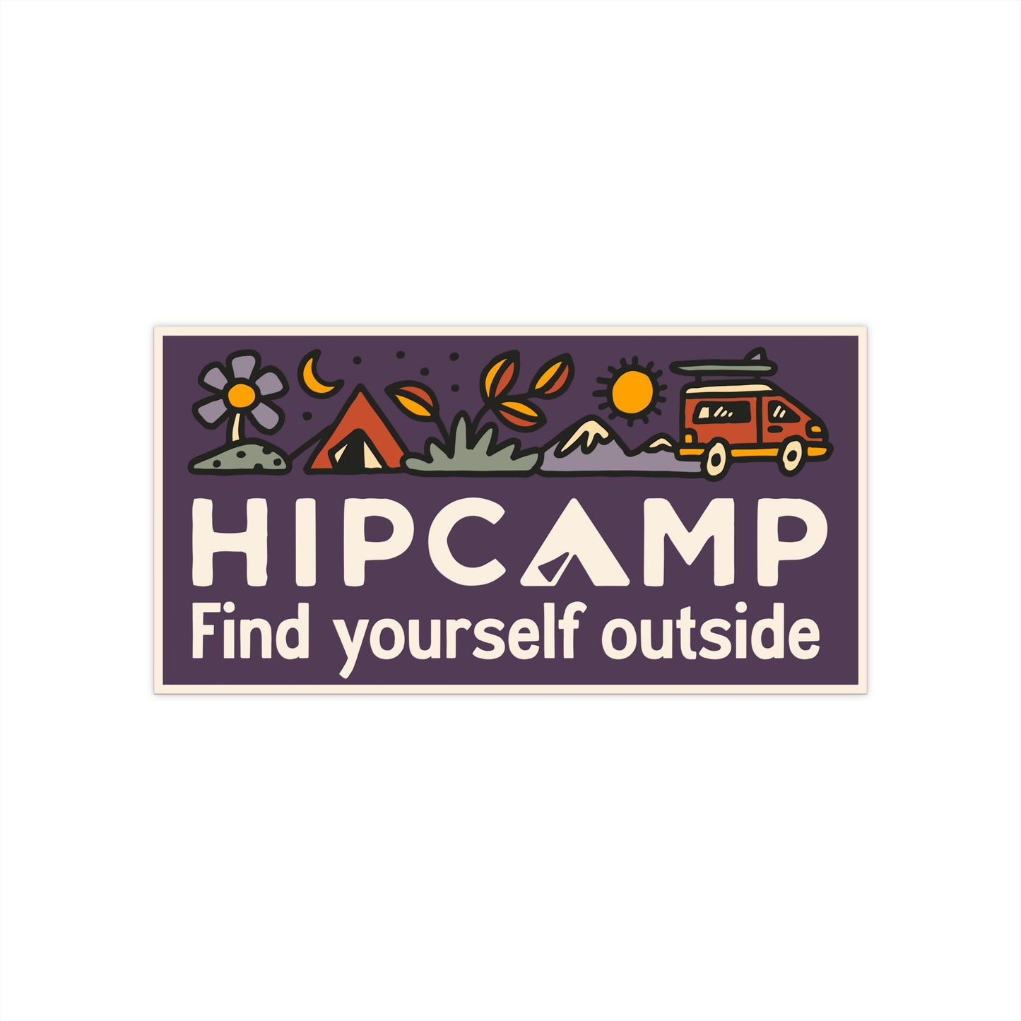 "Find yourself outside" Bumper Sticker