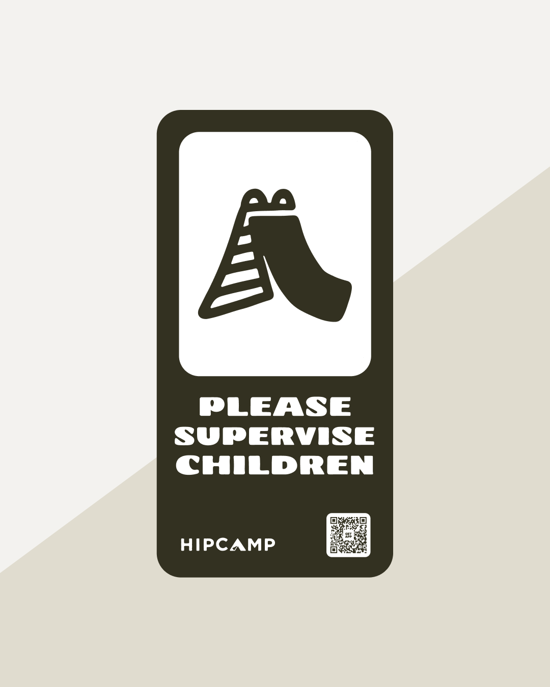 Please Supervise Children Sign (NO57)