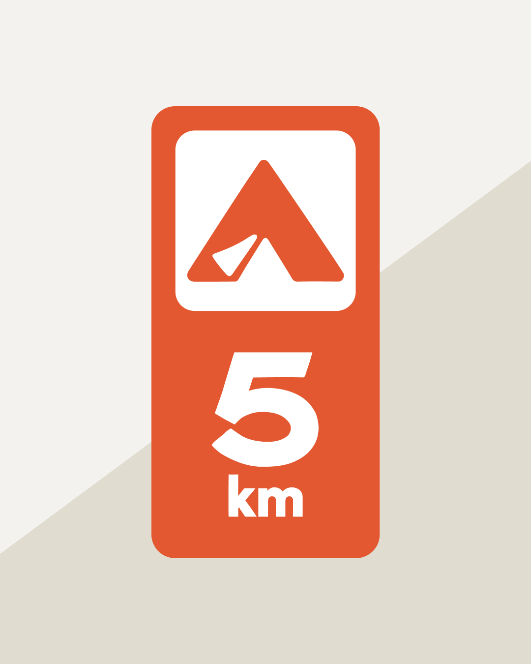 Distance Sign – 5km (CV01)