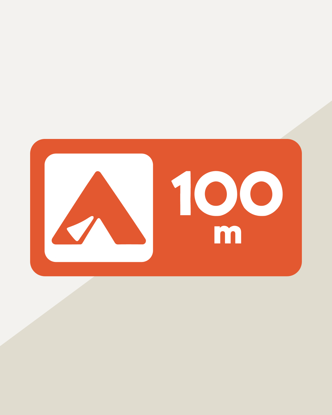 Distance Sign – 100m (CH06)