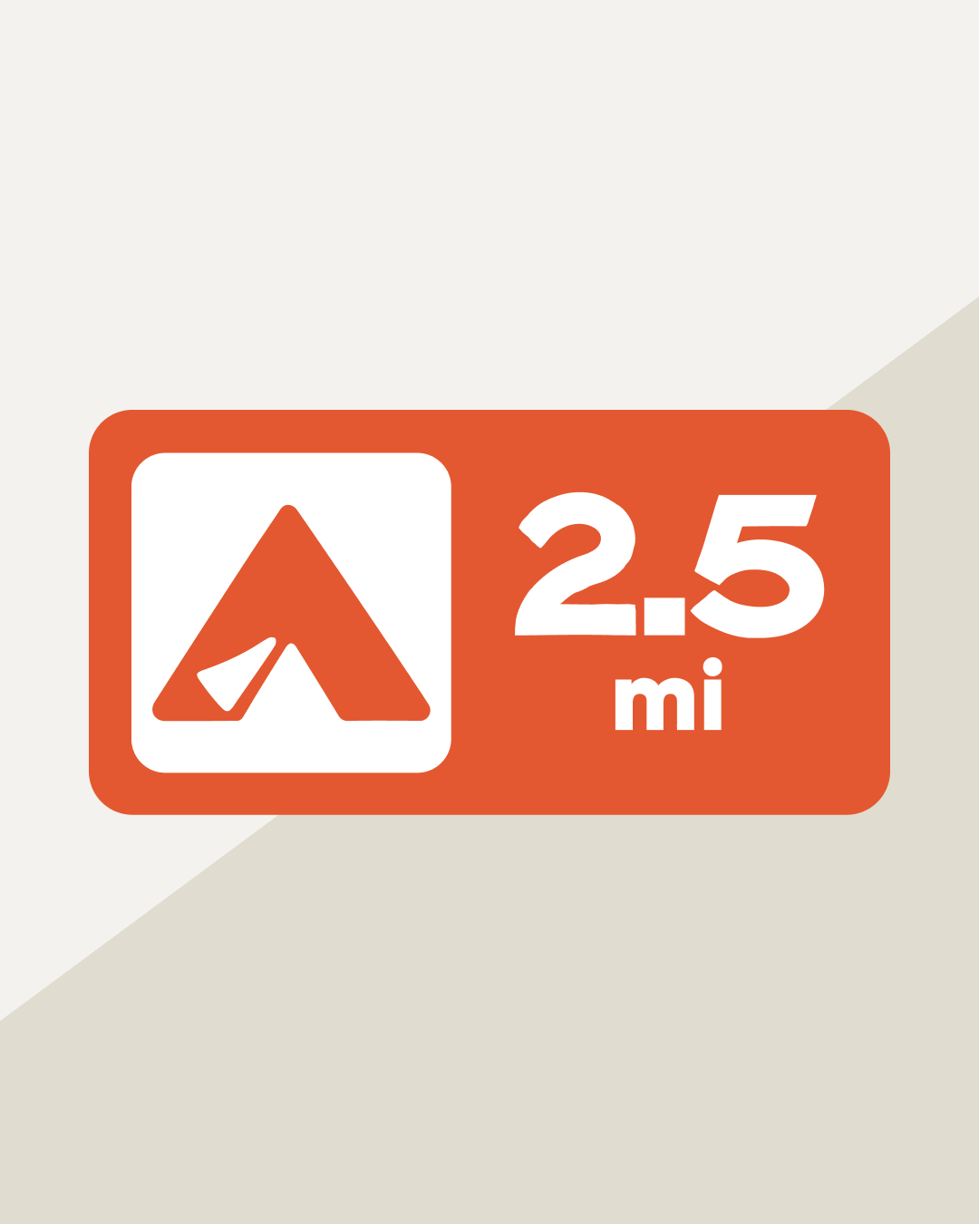 Distance Sign – 2.5mi (CH10)
