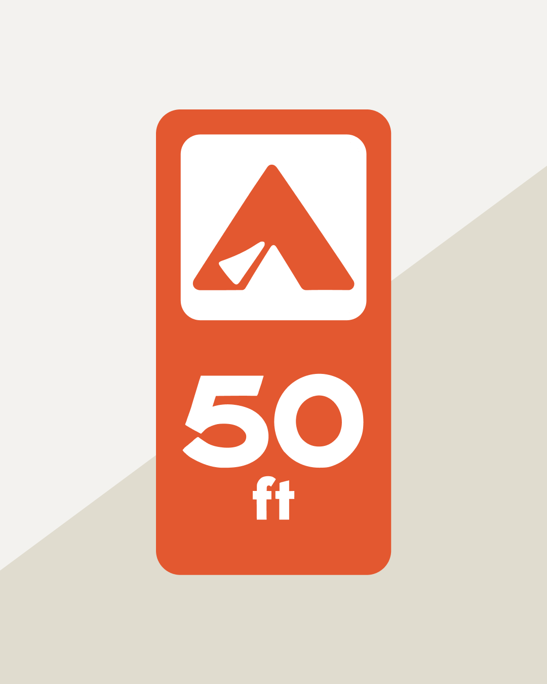 Distance Sign – 50ft (CV17)