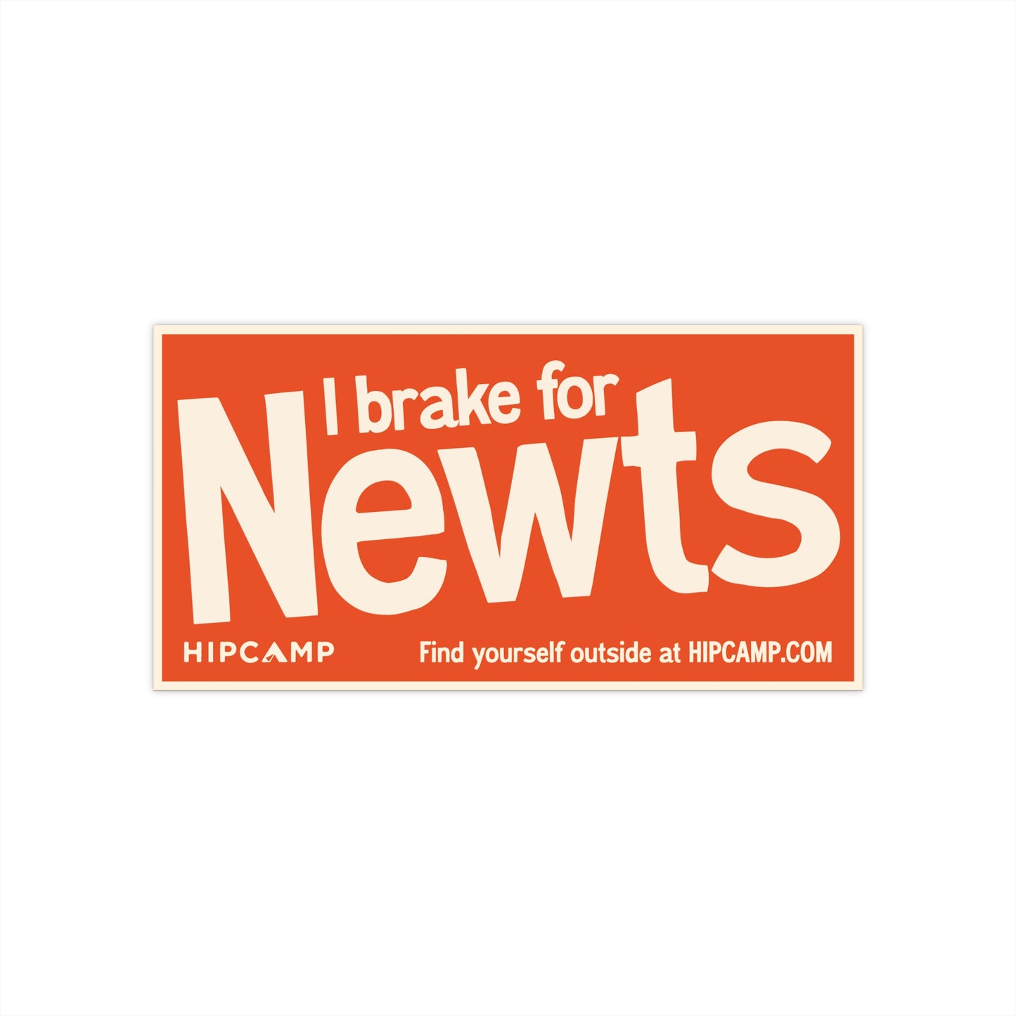 "I brake for Newts" Bumper Sticker
