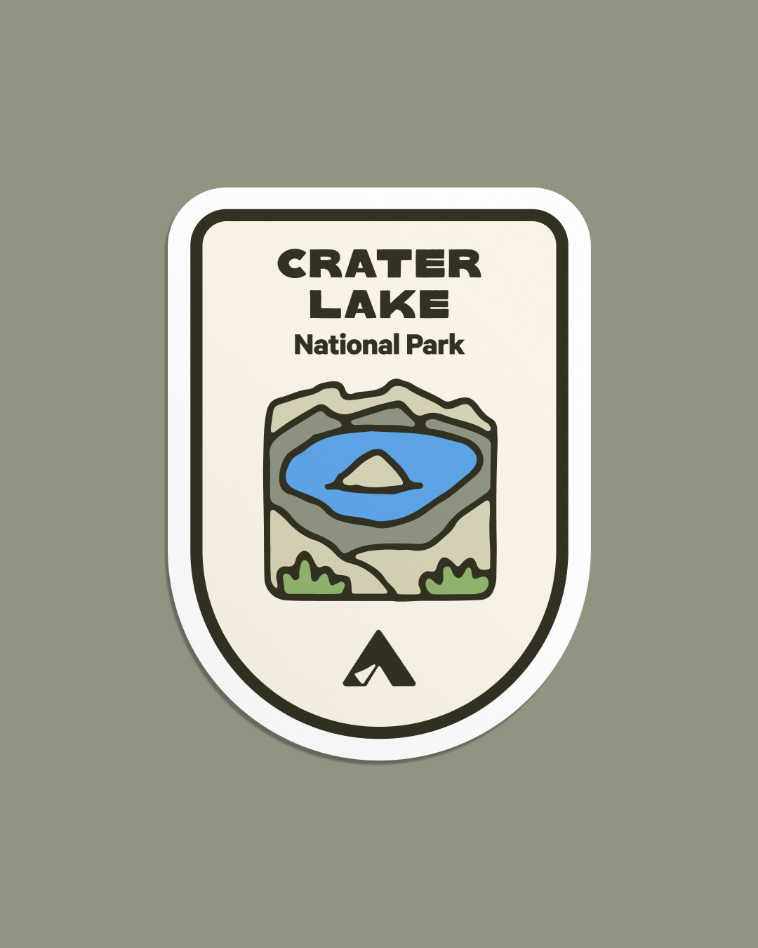 Crater Lake National Park Sticker
