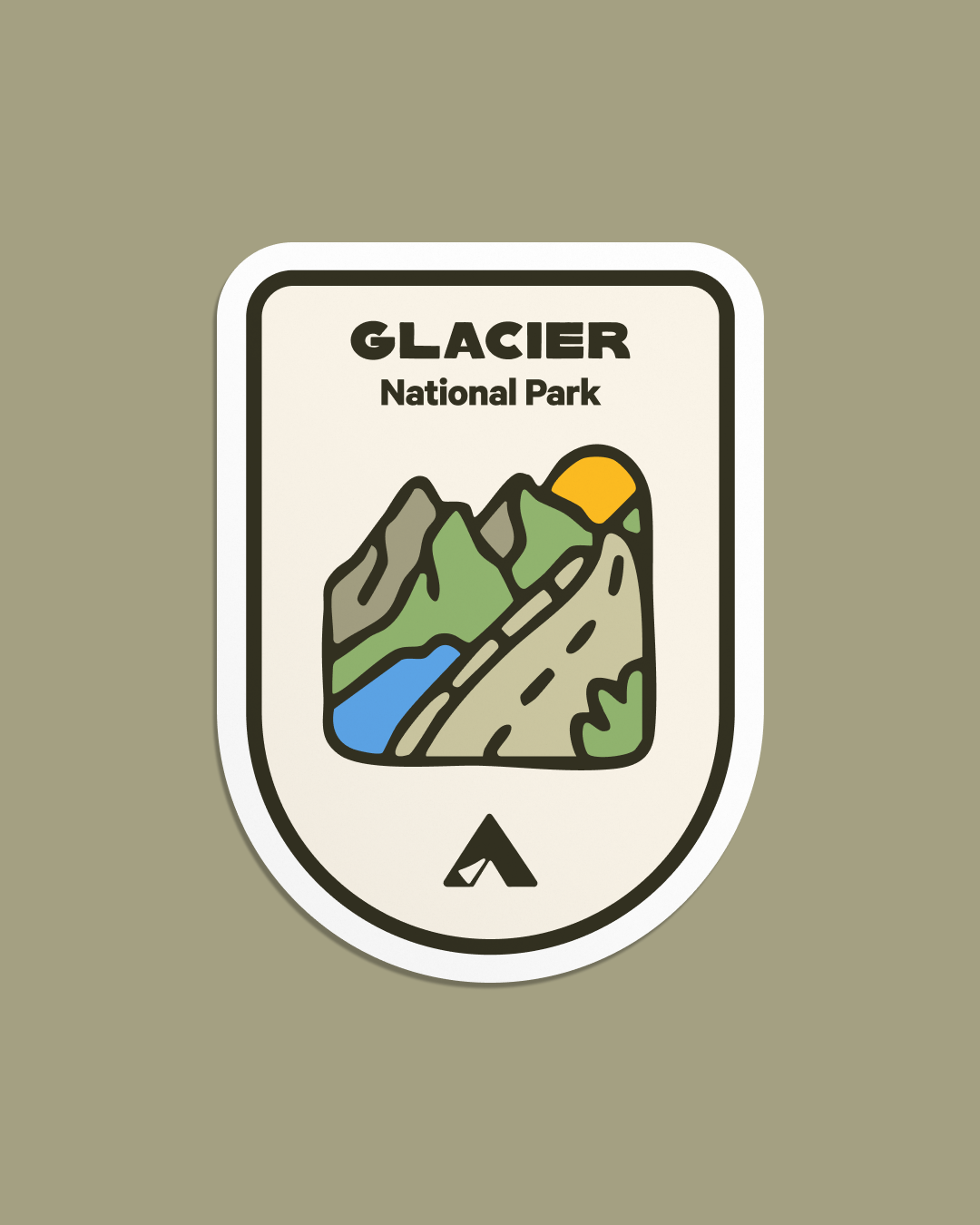 Glacier National Park Sticker