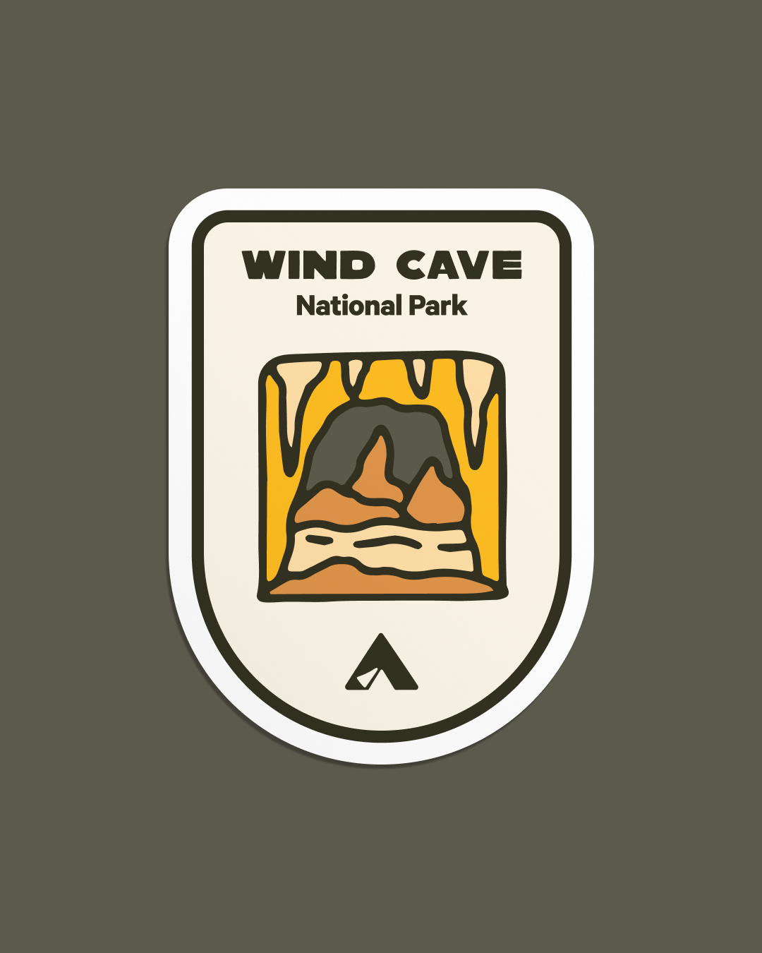 Wind Cave National Park Sticker