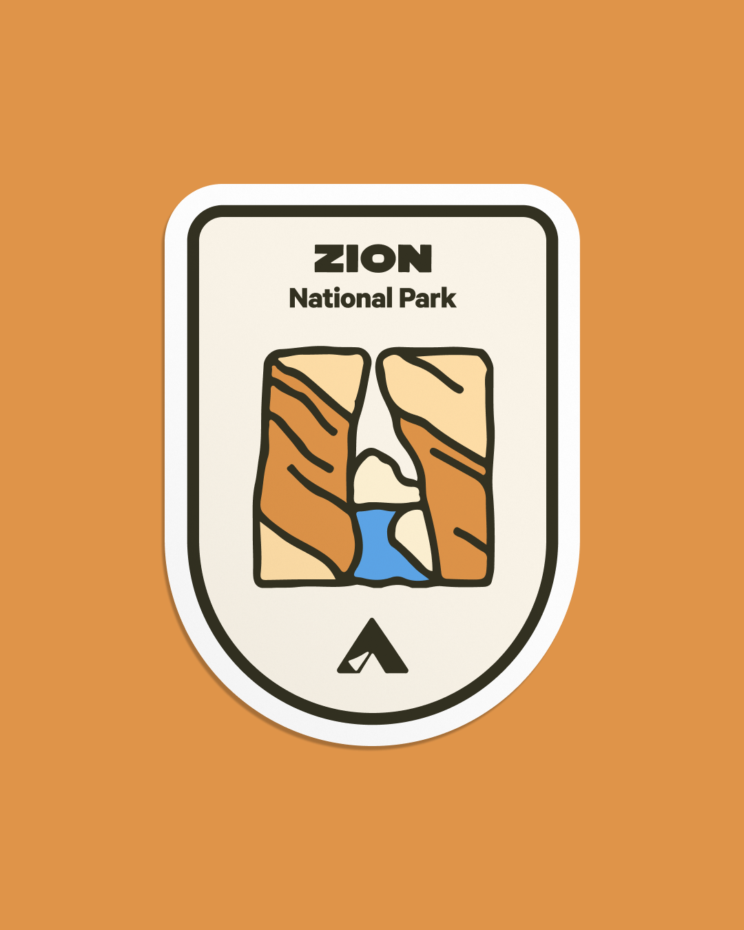 Zion National Park Sticker
