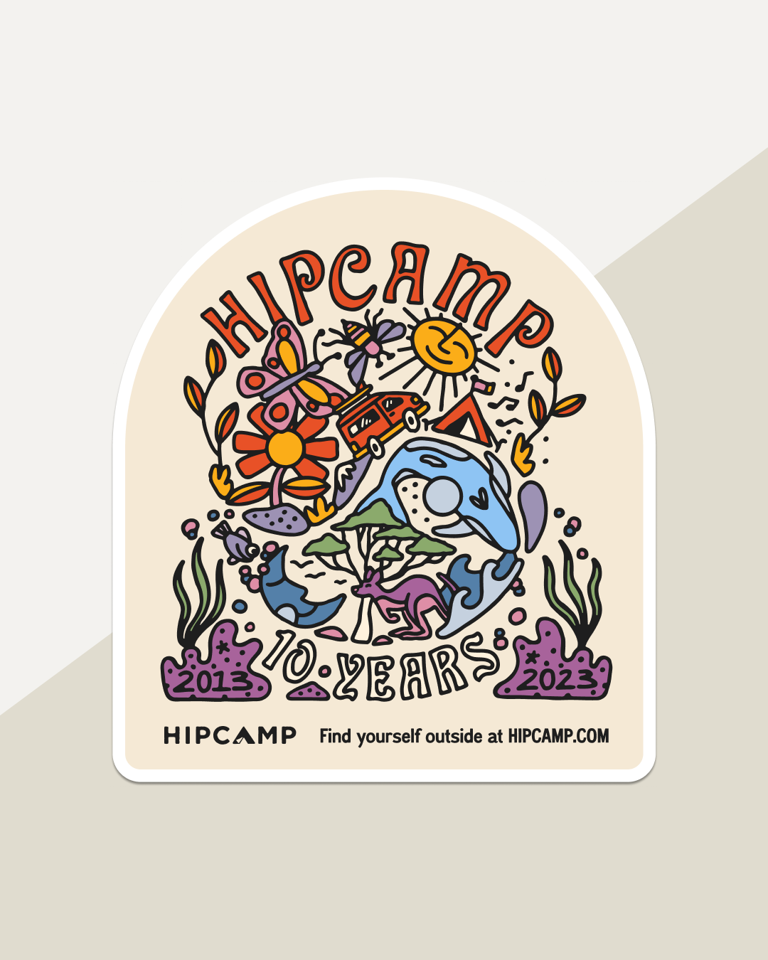 10 Years Sticker • Limited Edition (Natural)