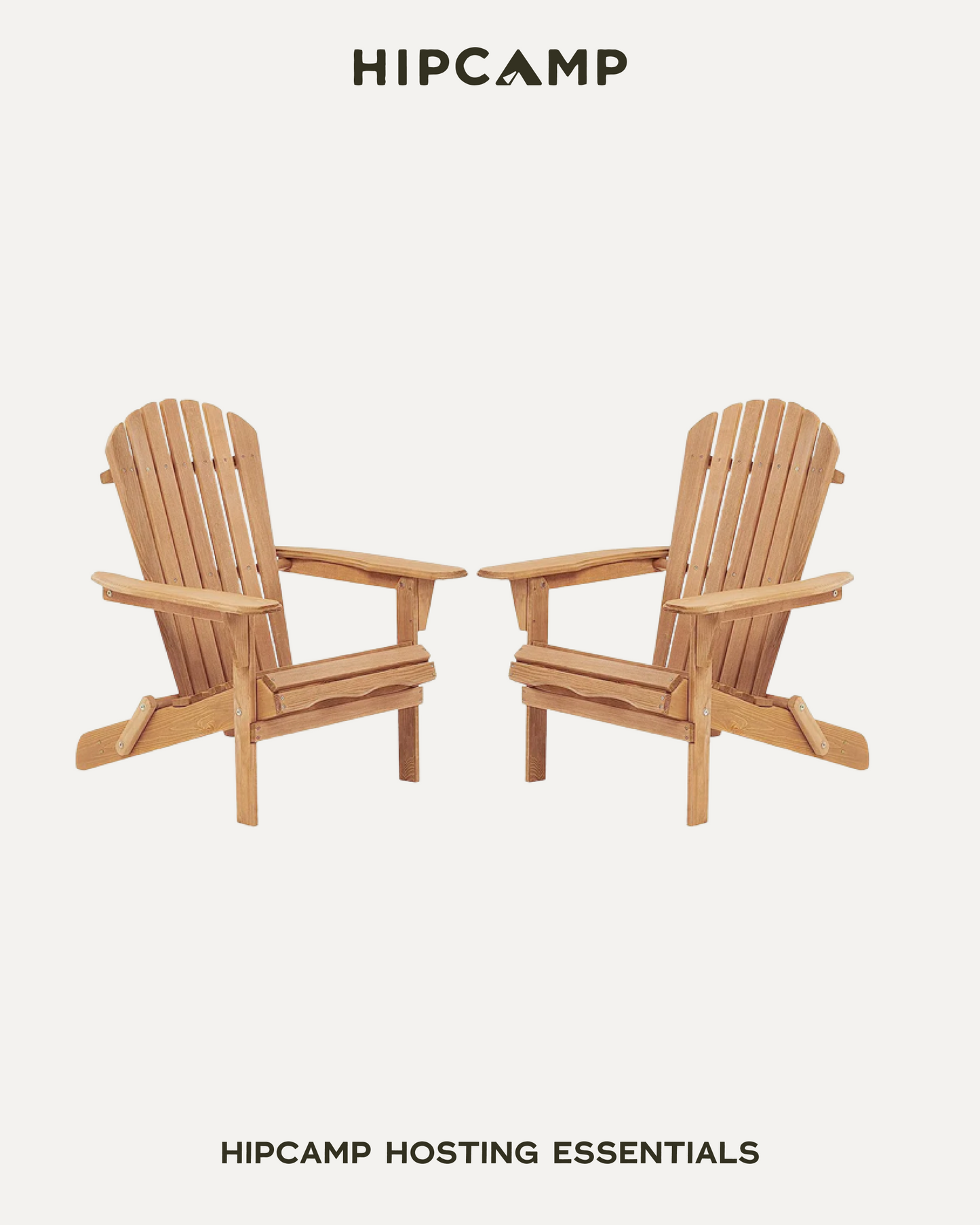 Wooden Adirondack chair (2 pack)