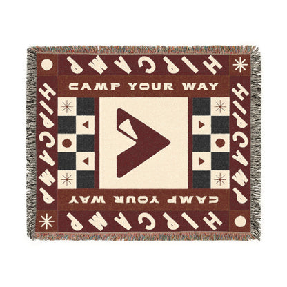 Camp Your Way Blanket • Berry