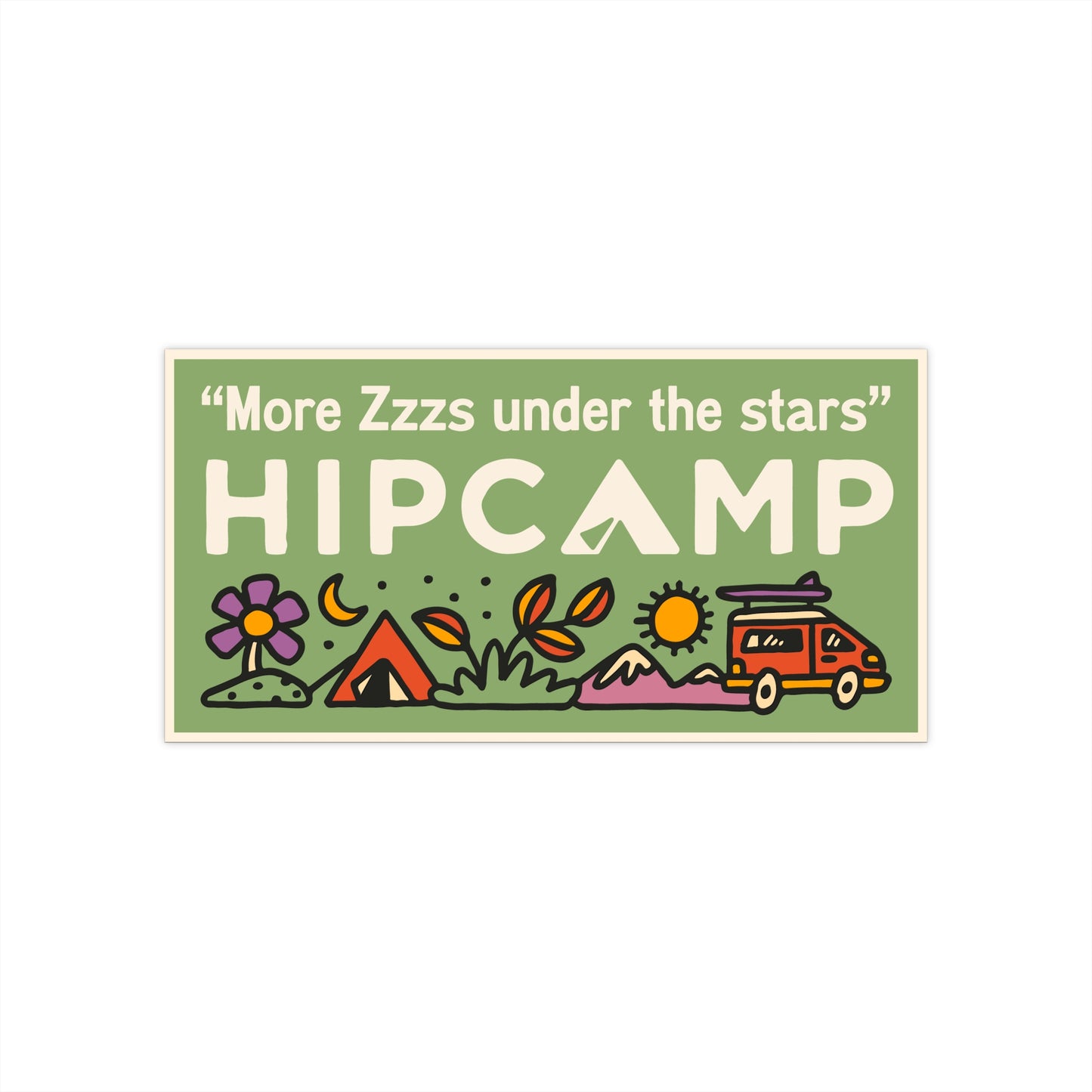 "More Zzzs under the stars" Bumper Sticker