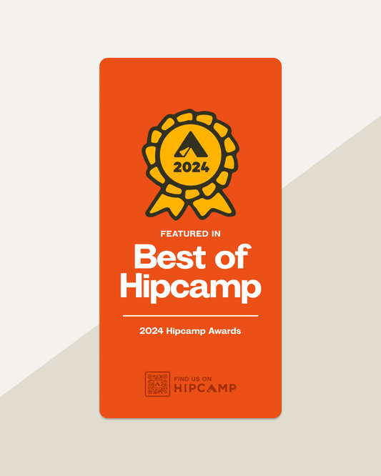 2024 Best of Hipcamp • Awards Sign (Red)