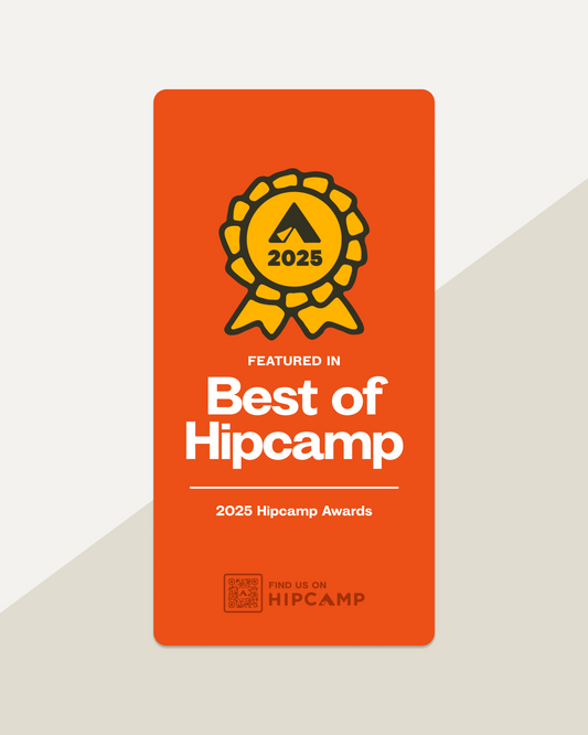 2025 Best of Hipcamp • Awards Sign (Red)