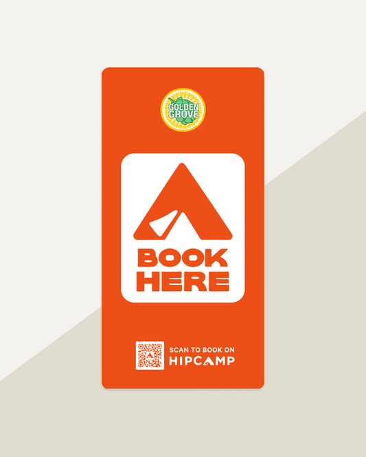 Golden Grove Brewing Hipcamp Sign