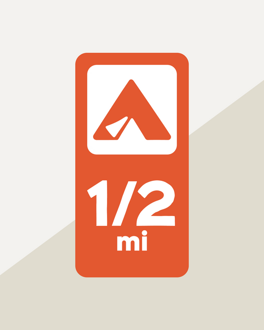 Distance Sign – 1/2mi (CV13)