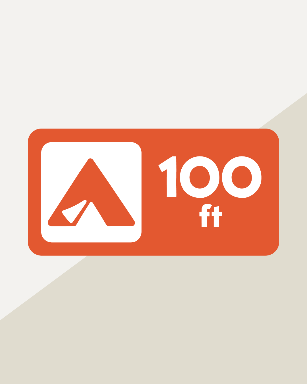 Distance Sign – 100ft (CH16)