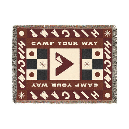 Camp Your Way Blanket • Berry