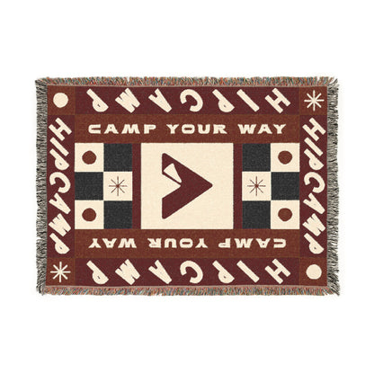 Camp Your Way Blanket • Berry