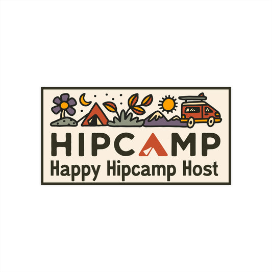 Happy Hipcamp Host Bumper Sticker