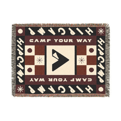 Camp Your Way Blanket • Eggplant