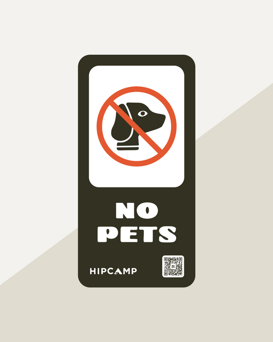 No Pets Sign (NO03)