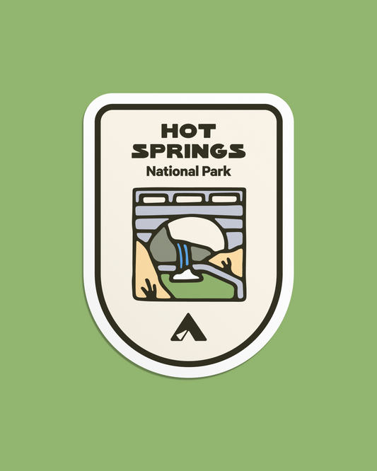 Hot Springs National Park Sticker