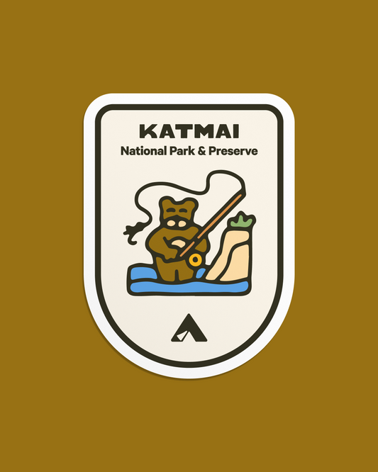 Katmai National Park Sticker