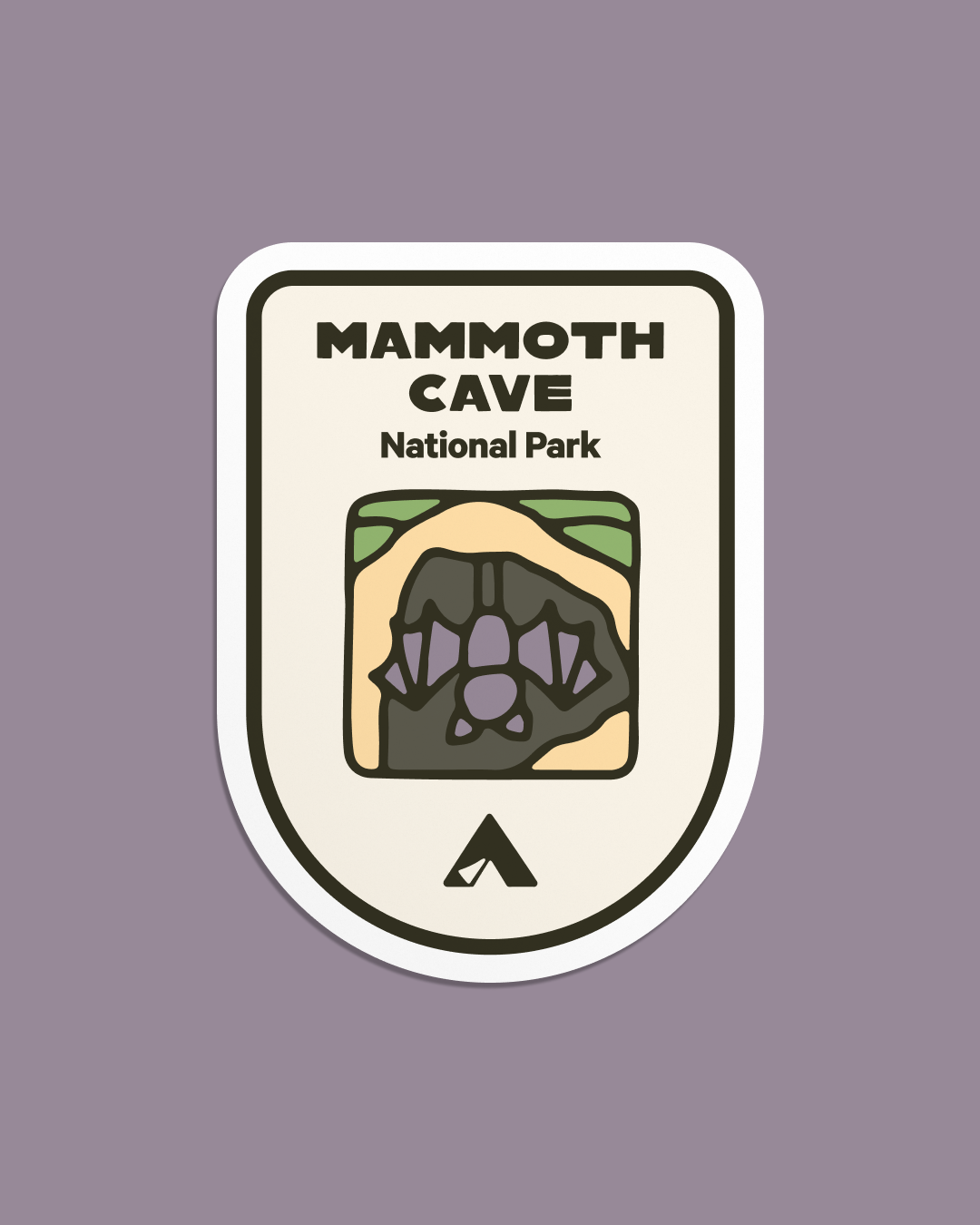 Mammoth Script Sticker Mammoth Cave National Park Sticker – Hipcamp General Store
